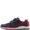 CLARKS BOYS 2 STRAP VELCRO TRAINER - NAVY